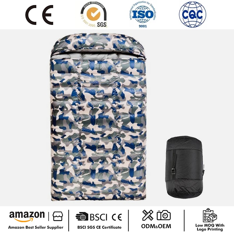 2 Taong Envelope Sleeping Bag para sa Mag-asawa
