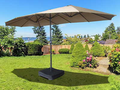 Ang mga benepisyo ng double sided patio umbrella.