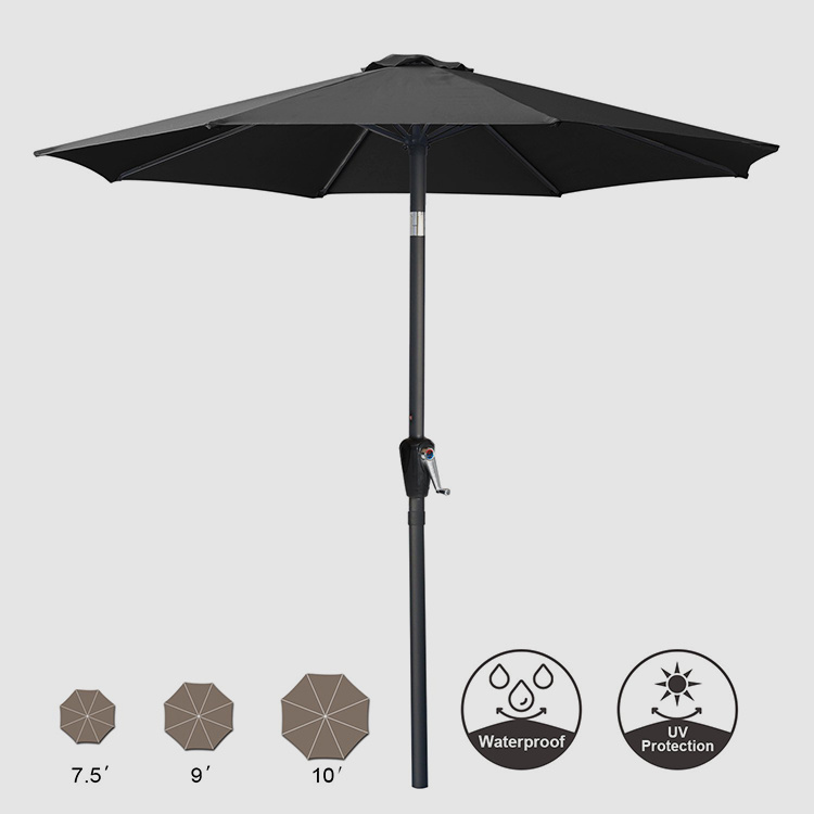Paggamit ng Patio Table Umbrella na may Tilt at Crank
