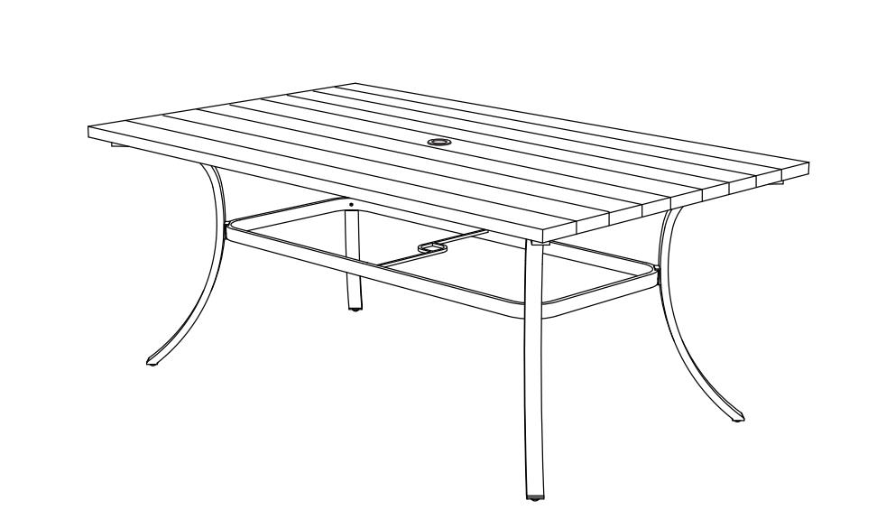 Gabay sa Paggamit at Pangangalaga ng Metal Rectangular Dining Table