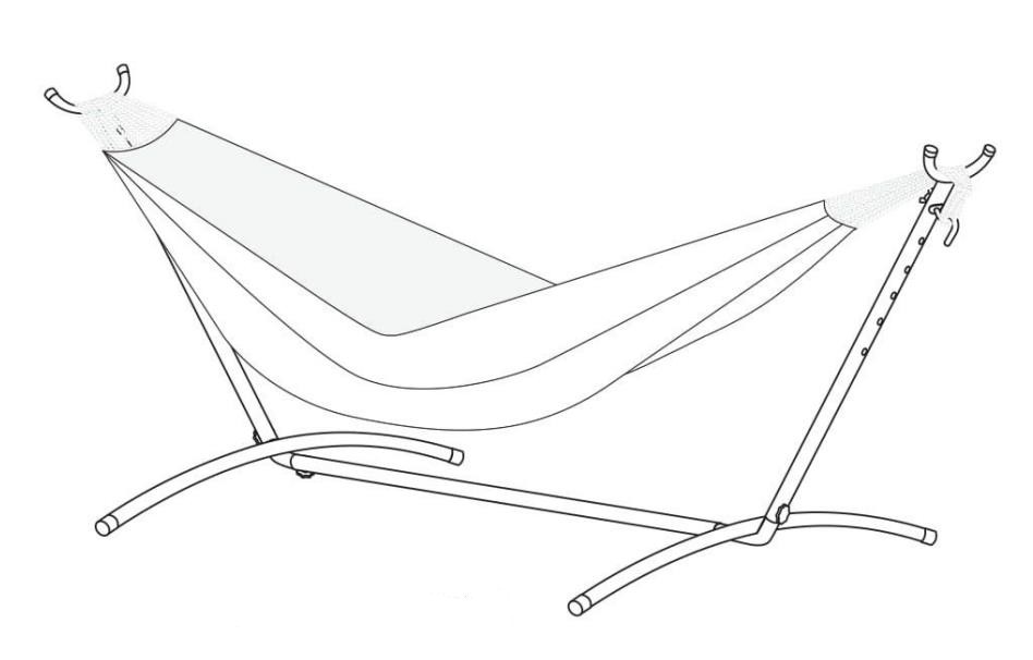 Gabay sa Pag-install ng Portable Metal Hammock Stand