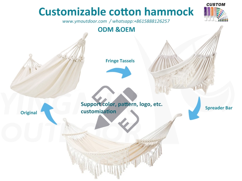 Nako-customize ba ang mga cotton hammock na iyon?