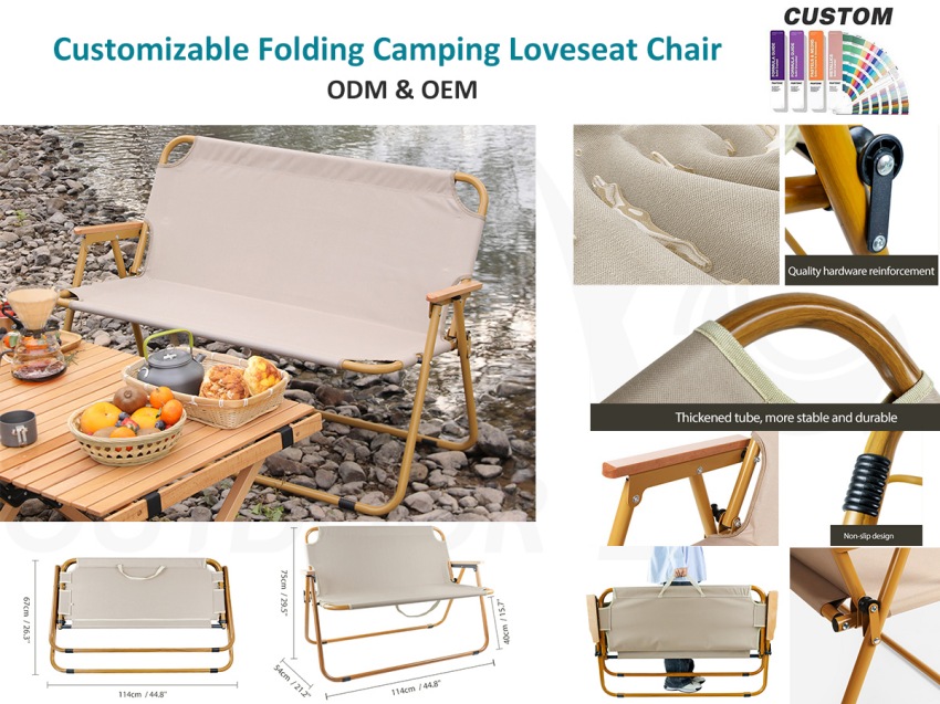 Napakaganda ng Folding Camping Bench Chair na ito! Mukhang Mahusay at Kumportable!
