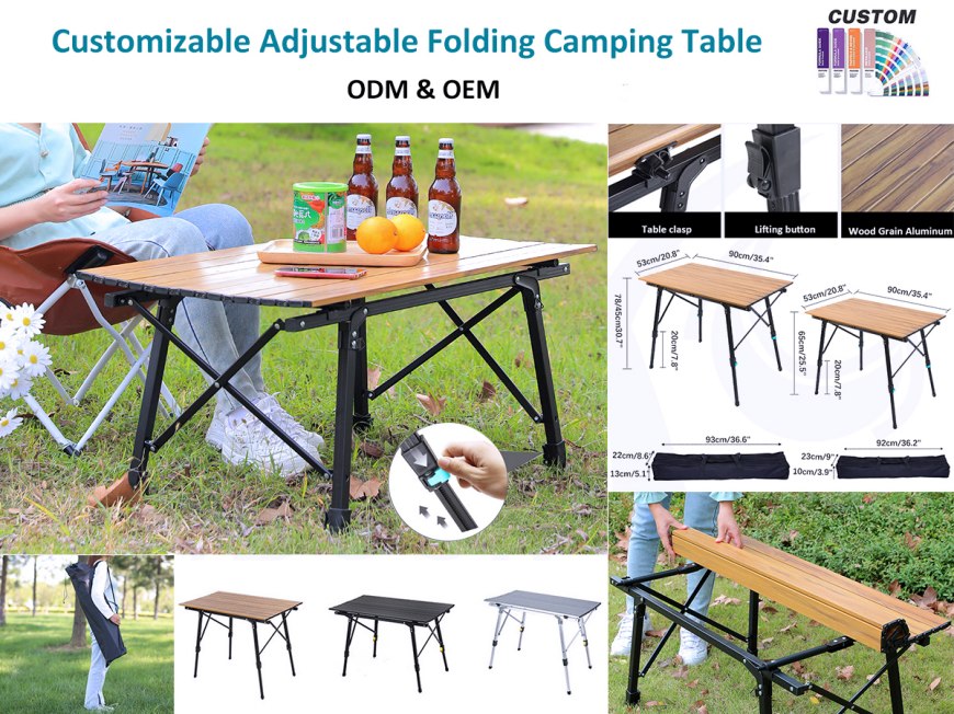 Madaling iakma ang Taas ng Folding Tables!