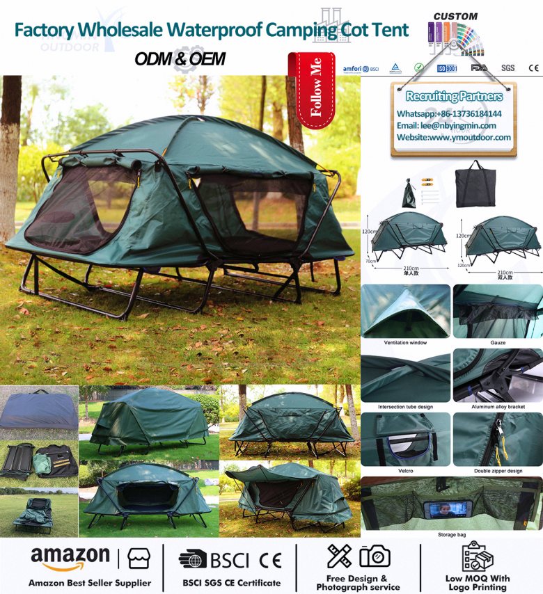 Nakakatuwang multi-use tent/cot/tent cot!