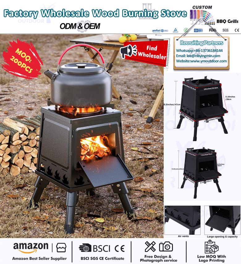 Matibay at Mahusay na Ginawang Camp Stove