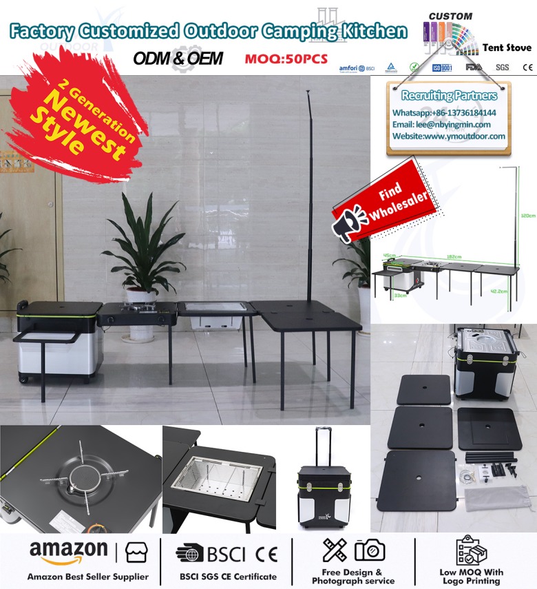 Pinakabagong Generation 2 Camping Mobile Kitchen