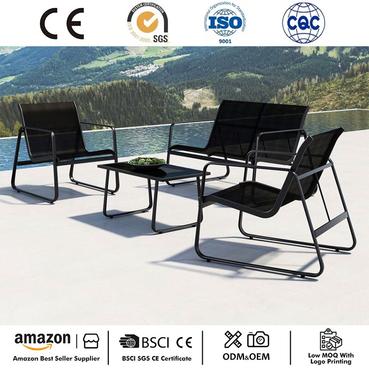 4 na pirasong Patio Furniture Set