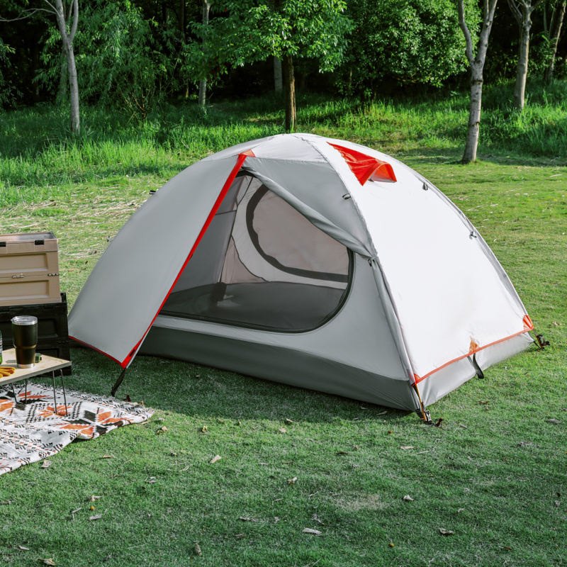 Dobleng Layer na Backpacking Hiking Tent