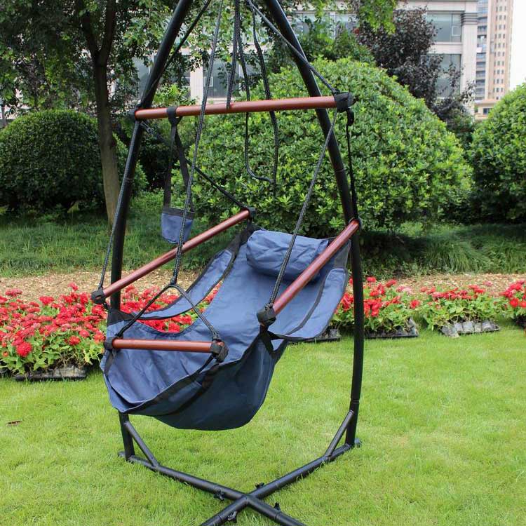 Hanging Swing Chair Frame na may x Base