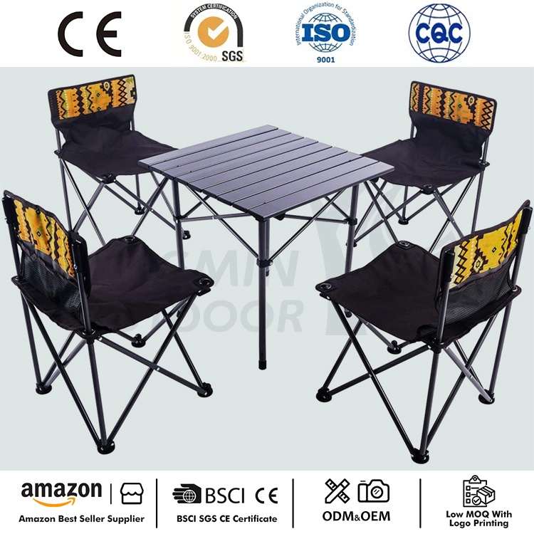 Portable Folding Table Chair Set